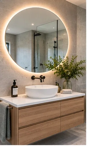 Completed bathroom renovation, Parramatta